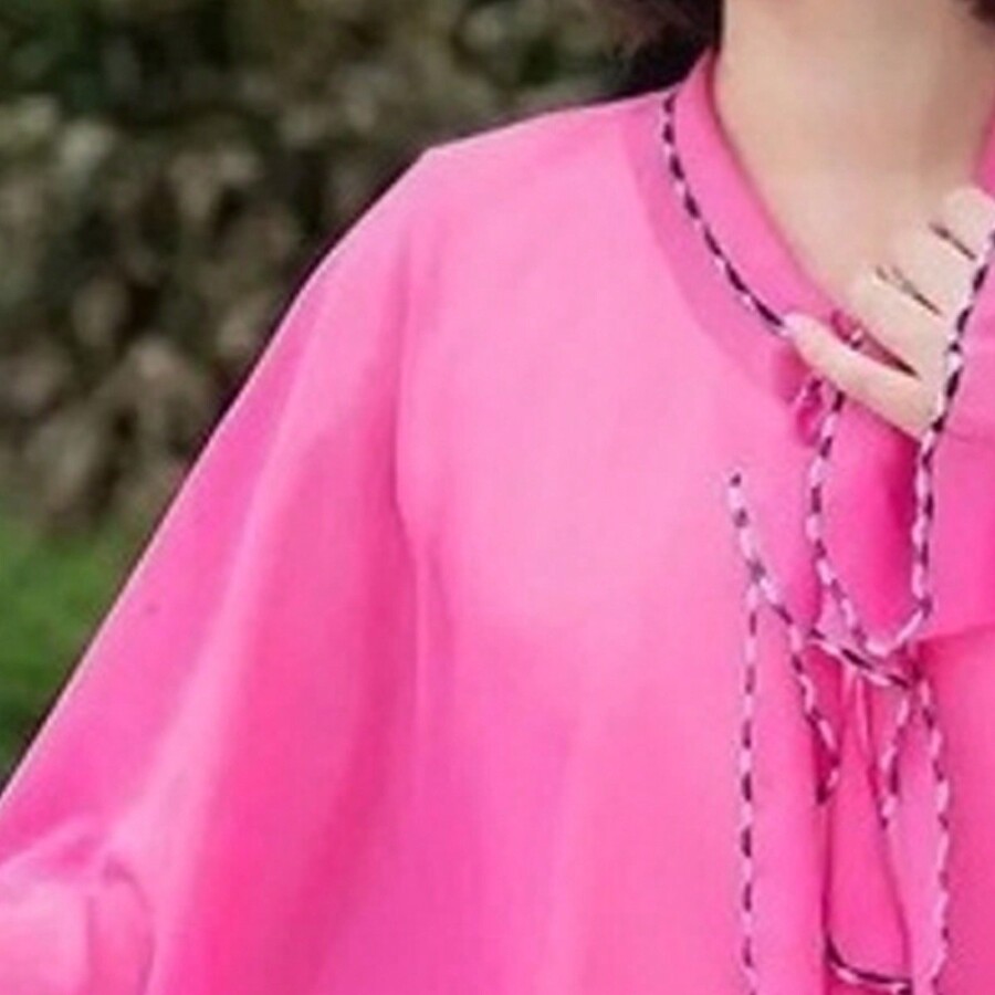 Women's Solid Color Ruffled Sun Protection Shawl Suitable For Outdoor