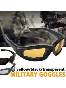 3副摩托车骑行眼镜，带衬垫护目镜，防尘防风，时尚摩托车眼镜，适合户外摩托车骑行、夏季海滩度假、户外旅行