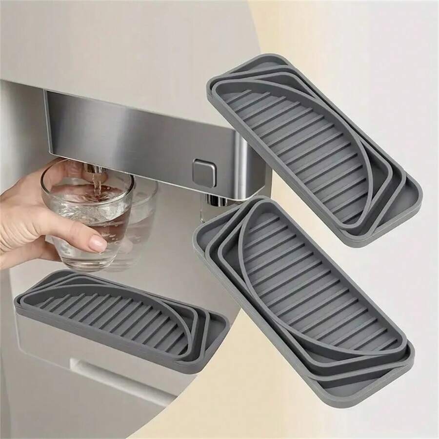 Silicone Refrigerator Drip Tray, ClipOn Refrigerator Drip Tray