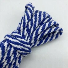 1 pieza 5 yardas 6mm Cuerda decorativa trenzada retorcida, cuerda para decoración textil artesanal del hogar - Estilo de selección - Ver 5