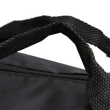 1 Miếng Dung lượng lớn Cầm tay Ni lông chống thấm nước Gấp lại Hộp đựng Cái túi Du lịch Túi hành lý - màu đen - Xem 6