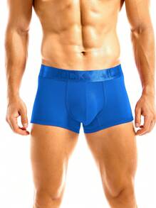 JOCKMAIL Men's Breathable Mesh Boxer Briefs, 1pc - Blue - View 1