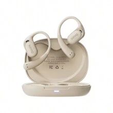 Sanag Z66開放式空氣傳導tws耳機,耳掛式人體工程學舒適佩戴設計耳機,運動跑步健身耳機 - 米色 - 查看 3