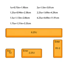 4 Keys PBT Keycaps Cherry Profile Dye-Sub Legends Space Bar 6.25U ESC Entre 4 Keys Custom Keycap Set For Gaming Mechanical Keyboard DIY Kit Desktop Computer Laptop Mechanical Keyboard Accessories Keyboards Caps - Cat - View 4