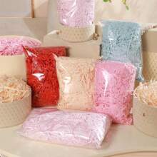 Rellenos Decorativos De 100 G Y Esteras De Hierba De Rafia Para Hornear Bolsas De Embalaje De Postres/pasteles - Rosa - Ver 3