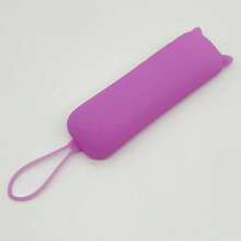 1 cái Phát sáng trong bóng tối Dễ thương Tai mèo Hình dạng Silicone phổ cập Bao điều khiển từ xa Với dây kéo , Tương thích với TCL , , TV Hẻo lánh Kiểm soát - Màu tím - Xem 3