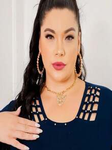 Women T-Shirts - 藍色 - 查看 4