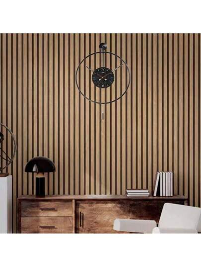 Roll Wood Stripe Self Adhesive Wallpaper Bedroom, Living Room, Shop Wand Removable, Waterproof, Soil Resistant, Noise Reduction, Luxe Looking, Flat Sticker Furniture Electric Appliances., Renovation Stickers Peel Panels, Paper, Wallpapers, ation Items Refresh Your Home, Rama view 5