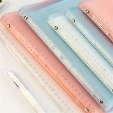 Vintage Fantasy Soft Cover Notebook: Frosted A5 10-Hole Removable Horizontal Line Pages For School, Office, And Conference Use - Blue-a5 - View 11