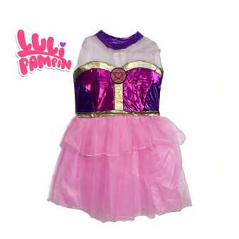 luli pampin vestido + varita de luz