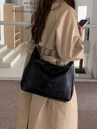 Maillard Retro Crossbody Bags For Women, Commuter Casual Totes, 2025 New Korean Version, Large Capacity Shoulder Bag