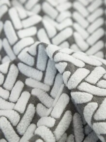 1入組提花雙色離子沙發套,簡約風格彈性伸展座墊和靠背套,適用於全年,寵物防護和防汙 - 灰色 - 查看 9