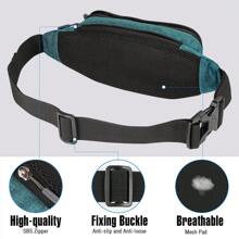 Women Belt Bags - Teal Blue - View 4