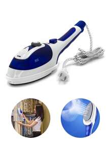 Steam Iron Or Handheld Steamer For Clothes, Travel, Portable - White - View 1