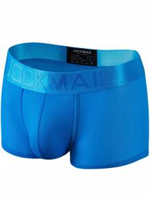 JOCKMAIL Men's Breathable Mesh Boxer Briefs, 1pc - Blue - View 3