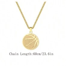 1件装篮球吊坠 FlowX篮球项链 男士饰品 - 籃球 - 查看 7