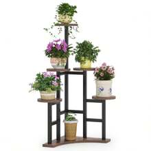Flower Stand - Brown - View 8