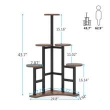 Flower Stand - Brown - View 7
