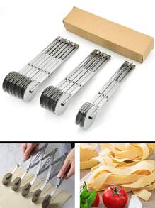 Stainless Steel Pizza Cutter, Adjustable Thickness, Multi-Functional For Noodles, Dough, Pastries
