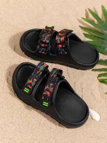 Boys' And Girls' New Style Eva Slip-On Sandals For Indoor And Outdoor Activities, 2024 Edition