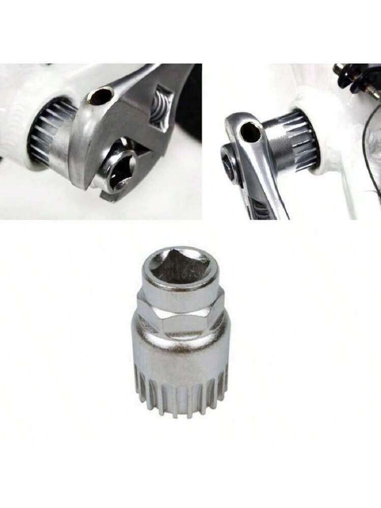 Dilwe Strumento di rimozione Bike, Bicicletta guarnitura manovella Ruota estrattore Professionale di qualità per Riparazione Bici estrattore pedivelle City Bike Ciclismo Biciclette E Ricambi