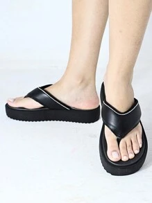 Women Flip-Flops - màu đen - Xem 2