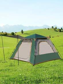 Đồng hồ tự động Lều Tấm che nắng Và Chống gió Mái hiên , Vải Oxford Với Kem chống nắng Lưới , Thích hợp Đối với Cắm trại Và , Cài đặt - màu xanh lá - Xem 2