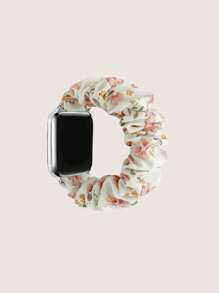 1 条花卉褶皱 Apple Watch 表带，适用于 Apple Watch Ultra/SE/8/7/6/5/4/3/2、49mm、45mm、44mm、42mm、40mm、41mm、38mm - 彩色 - 查看 1