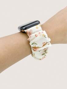 1 条花卉褶皱 Apple Watch 表带，适用于 Apple Watch Ultra/SE/8/7/6/5/4/3/2、49mm、45mm、44mm、42mm、40mm、41mm、38mm - 彩色 - 查看 5