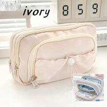 1 Miếng Nhiều lớp Trong suốt Hộp bút Với Dung lượng lớn Dành cho Cô gái , Thiết kế mới Đối với 2024 , Thích hợp Đối với Sơ đẳng Và Trường trung học cơ sở Sinh viên - Nhiều màu - Xem 9