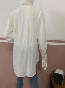 Women Blouses - Màu be - Xem 7