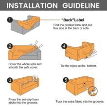 Sofa Covers - Orange - View 8