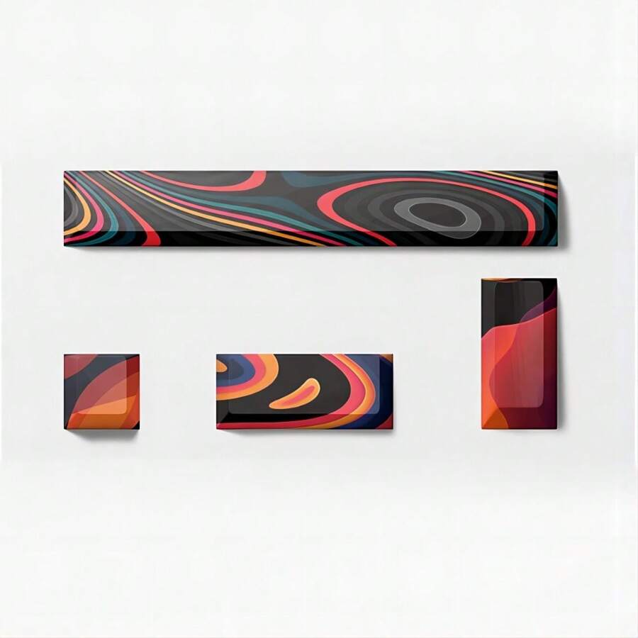 4 Keys PBT Keycaps Cherry Profile Dye-Sub Legends Space Bar 6.25U ESC Entre 4 Keys Custom Keycap Set For Gaming Mechanical Keyboard DIY Kit Desktop Computer Laptop Mechanical Keyboard Accessories Keyboards Caps - Painting - View 1