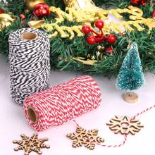 2 Rolls 200m Red And Black Wrapping Rope With 2mm Durable Twine For Gardening, Decoration, Cake And Pastry Box Binding, Handcraft And Gift Wrapping - Multicolor - View 6