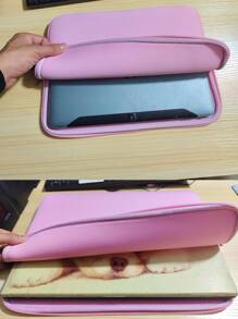 1個多功能筆記本存儲袋,純色內袋,適用於11.6/13.6/15.6 英寸筆記本 - 彩色 - 查看 3