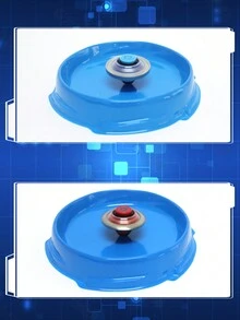 Juego Clásico De Trompo De Metal, Conjuntos De Juguetes De Trompo, 4pcs De Trompo De Metal+ 2 Transmisores+ 2 Reglas+ 2 Desconectores+ 1 Mango+ 1 Disco De Trompo, Trompo De Lucha De Alta Velocidad De Rotación - Multicolor - Ver 6