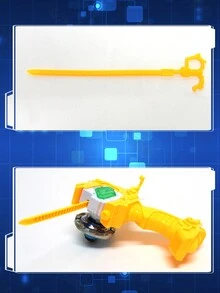 Juego Clásico De Trompo De Metal, Conjuntos De Juguetes De Trompo, 4pcs De Trompo De Metal+ 2 Transmisores+ 2 Reglas+ 2 Desconectores+ 1 Mango+ 1 Disco De Trompo, Trompo De Lucha De Alta Velocidad De Rotación - Multicolor - Ver 8
