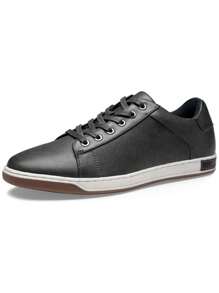 SHOESMALL Men's Sneakers Fashion Casual Shoes Dress Sneakers Oxford Shoes - 淺灰色 - 查看 4