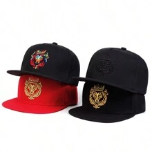 1 Miếng Của phụ nữ Vương miện & Sư tử Thêu Mũ bóng chày , Đúng mốt Hip Hop Trang phục trên phố Ngoài trời Có thể điều chỉnh Giải trí Mũ Cho mùa xuân , Mùa thu , Đi du lịch , bờ biển Kỳ nghỉ - Nhiều màu - Xem 9
