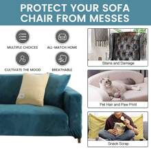 Sofa Covers - Blue - View 5