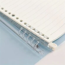 Vintage Fantasy Soft Cover Notebook: Frosted A5 10-Hole Removable Horizontal Line Pages For School, Office, And Conference Use - Blue-a5 - View 1