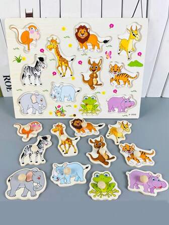 Christmas Decoration 1 Set Fruit Themed Puzzle Building Blocks Toy,Intellectual Development,Early Education And Cognitive Toy For Infants,Puzzle,Wooden Toys,Puzzles For Kids,Wooden Toys,Wooden Puzzle,Puzzle For Kids