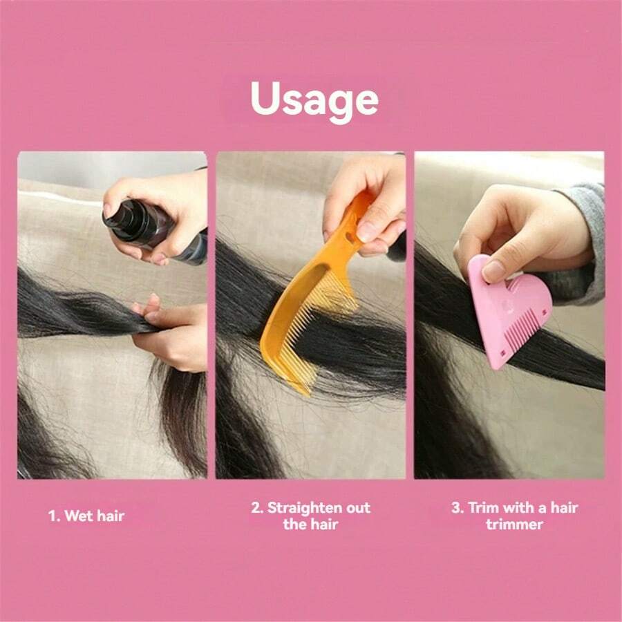 HeartShaped DualSided Haircutting Comb & Trimming Tool, Baby & Kids