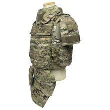 1件迷彩尼龍全身防彈背心外罩 - 迷彩 - 查看 2