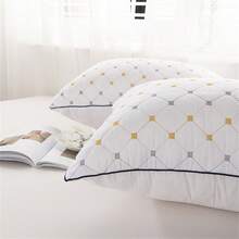 1入組羽絨枕芯,單面立體纖維床枕 - 白色 - 查看 7