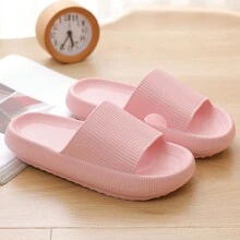 Clouds Slides Anti-Slip Pillow Slippers For Women And Men House Slippers Shower Shoes Indoor Slides Bathroom Sandals Comfort Thick Sole Slides - 粉色 - 查看 5