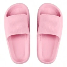 Clouds Slides Anti-Slip Pillow Slippers For Women And Men House Slippers Shower Shoes Indoor Slides Bathroom Sandals Comfort Thick Sole Slides - 粉色 - 查看 3