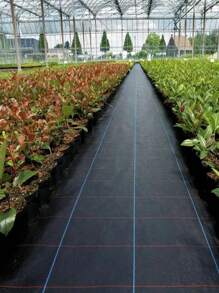 1PC PP Woven  Control Fabric For Plant Anti Grass Agricultural Mulch Cloth Greenhouse Ing Mat Water Permeable