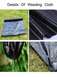 1PC PP Woven  Control Fabric For Plant Anti Grass Agricultural Mulch Cloth Greenhouse Ing Mat Water Permeable