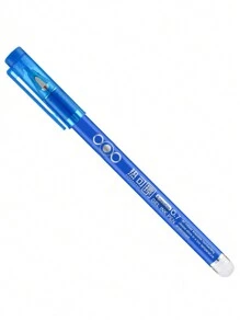 4支大容量摩可擦中性笔0.7mm热磨快干水笔红蓝黑绿学生文具透明笔盒套装 - 彩色 - 查看 7